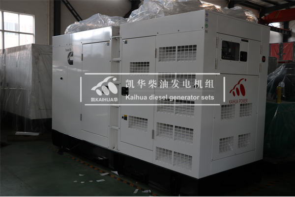出口新加坡的300KW靜音發電機（jī）組（zǔ）成（chéng）功出（chū）廠