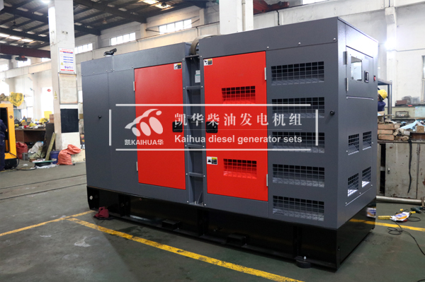 出口新加坡的300KW靜（jìng）音發電機（jī）組組成功出廠