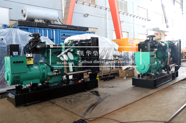 江蘇（sū）通信（xìn）兩台300KW康（kāng）明（míng）斯發電機（jī）組成功出廠