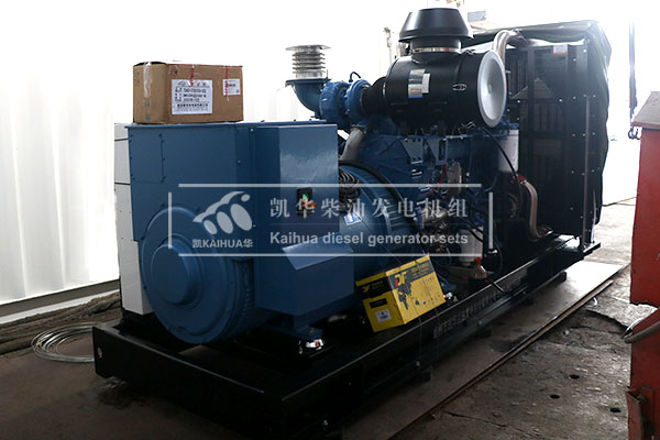 威海客（kè）戶（hù）訂（dìng）購的（de）500kw玉柴發電機組成功出廠