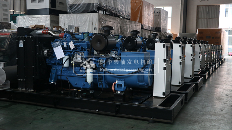 出口菲律賓十二台160kw玉柴發電機組成功出廠