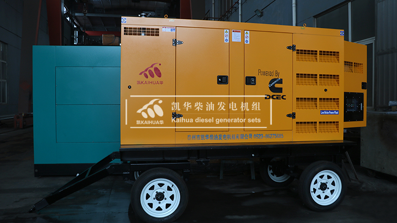 衢州100kw移動靜音發電機組成功出廠（chǎng）
