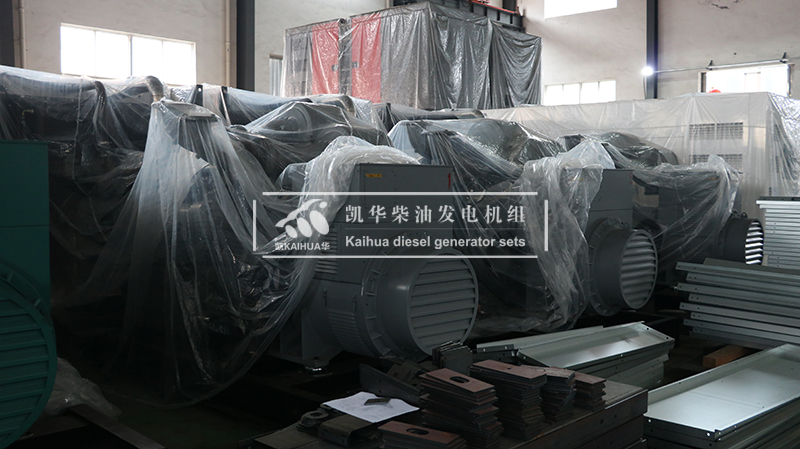 臨汾市（shì）四台800kw帕金斯發電機組成（chéng）功出廠